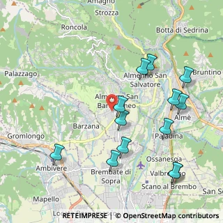 Mappa (in, 24030 Almenno San Bartolomeo BG, Italia (2.23615)