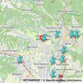 Mappa (in, 24030 Almenno San Bartolomeo BG, Italia (2.97545)