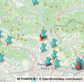 Mappa (in, 24030 Almenno San Bartolomeo BG, Italia (6.0455)