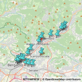 Mappa Via Gioacchino Rossini, 24022 Alzano Lombardo BG, Italia (4.773)