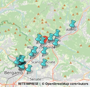 Mappa Via Gioacchino Rossini, 24022 Alzano Lombardo BG, Italia (4.267)