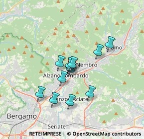 Mappa Via Gioacchino Rossini, 24022 Alzano Lombardo BG, Italia (2.6)
