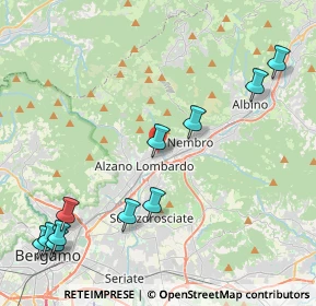 Mappa Via Gioacchino Rossini, 24022 Alzano Lombardo BG, Italia (5.22273)