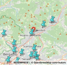Mappa Via Gioacchino Rossini, 24022 Alzano Lombardo BG, Italia (5.75154)