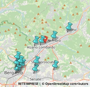 Mappa Via Gioacchino Rossini, 24022 Alzano Lombardo BG, Italia (4.83357)