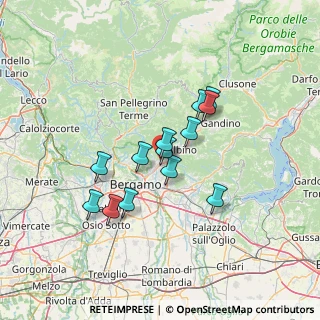 Mappa Via Gioacchino Rossini, 24022 Alzano Lombardo BG, Italia (10.72923)