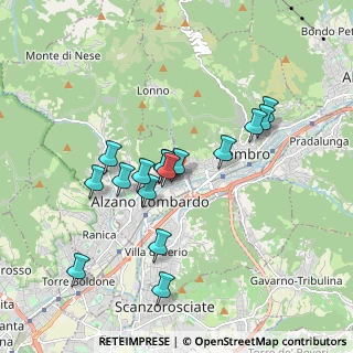 Mappa Via Gioacchino Rossini, 24022 Alzano Lombardo BG, Italia (1.60188)