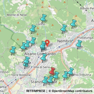 Mappa Via Gioacchino Rossini, 24022 Alzano Lombardo BG, Italia (2.4165)