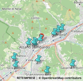 Mappa Via Gioacchino Rossini, 24022 Alzano Lombardo BG, Italia (2.04)
