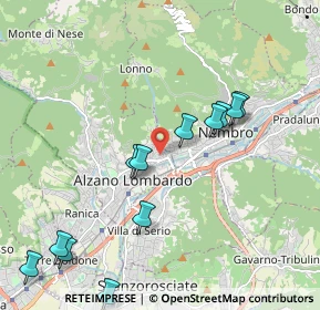 Mappa Via Gioacchino Rossini, 24022 Alzano Lombardo BG, Italia (2.21583)