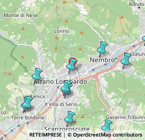 Mappa Via Gioacchino Rossini, 24022 Alzano Lombardo BG, Italia (2.68167)