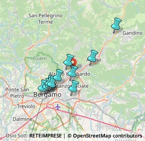 Mappa Via Gioacchino Rossini, 24022 Alzano Lombardo BG, Italia (6.06818)