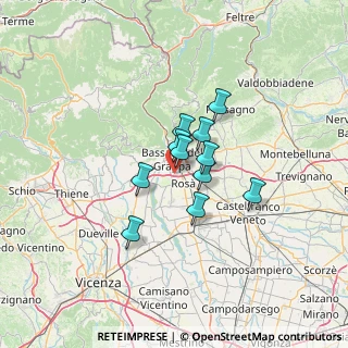 Mappa Via Cà Dolfin, 36061 Rosà VI, Italia (8.35364)