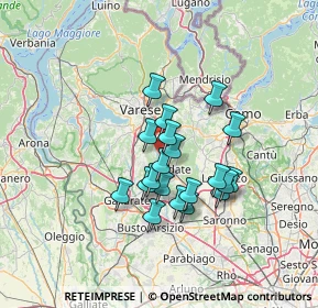 Mappa Via dei Platani, 21043 Castiglione Olona VA, Italia (10.4525)