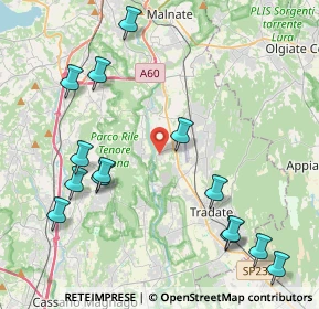 Mappa Via dei Platani, 21043 Castiglione Olona VA, Italia (4.94857)