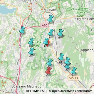 Mappa Via dei Platani, 21043 Castiglione Olona VA, Italia (3.84071)