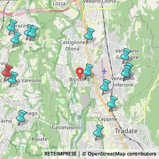 Mappa Via dei Platani, 21043 Castiglione Olona VA, Italia (2.92667)