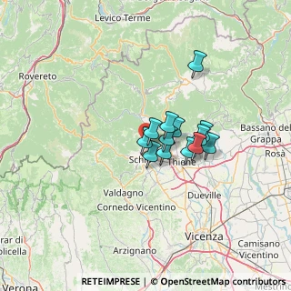Mappa Via della Masena, 36014 Santorso VI, Italia (8.44154)