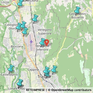Mappa Piazza S. Giuseppe, 21040 Venegono Inferiore VA, Italia (3.25071)