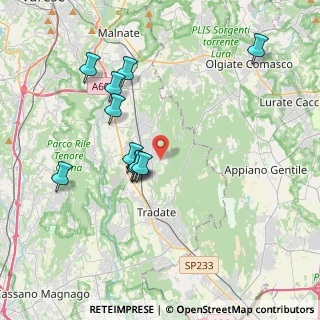 Mappa Piazza S. Giuseppe, 21040 Venegono Inferiore VA, Italia (3.59091)