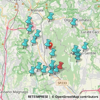Mappa Piazza S. Giuseppe, 21040 Venegono Inferiore VA, Italia (4.159)