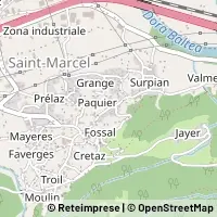 Map Saint-Marcel