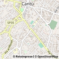 Mapa Cantù