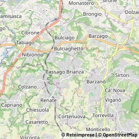 Mappa Cassago Brianza