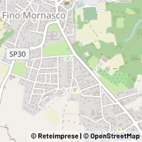 Mapa Fino Mornasco