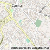 Mapa Cantù