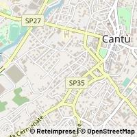 Mapa Cantù