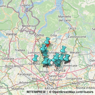 Mappa Via A. Boito, 22063 Cantù CO, Italia (12.649)
