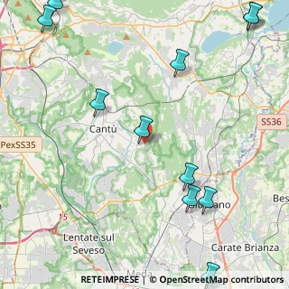 Mappa Via G. Puccini, 22063 Cantù CO, Italia (6.4475)
