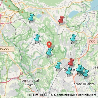 Mappa Via A. Boito, 22063 Cantù CO, Italia (5.12917)