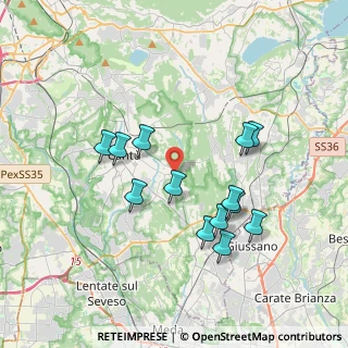 Mappa Via A. Boito, 22063 Cantù CO, Italia (3.44462)