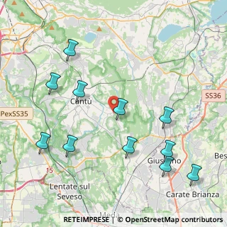 Mappa Via G. Puccini, 22063 Cantù CO, Italia (4.71455)