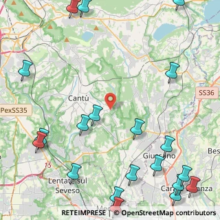 Mappa Via G. Puccini, 22063 Cantù CO, Italia (6.643)