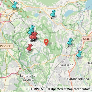 Mappa Via G. Puccini, 22063 Cantù CO, Italia (4.08)