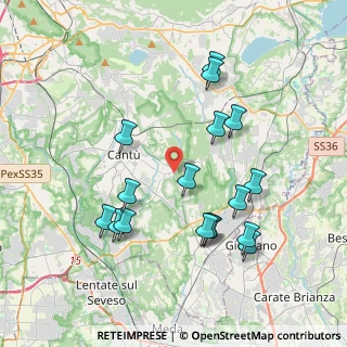 Mappa Via A. Boito, 22063 Cantù CO, Italia (3.87588)