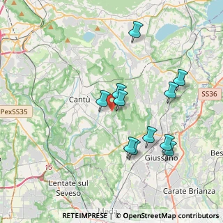 Mappa Via G. Puccini, 22063 Cantù CO, Italia (3.58818)