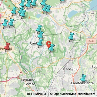 Mappa Via A. Boito, 22063 Cantù CO, Italia (6.354)