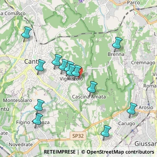 Mappa Via G. Puccini, 22063 Cantù CO, Italia (2.07692)