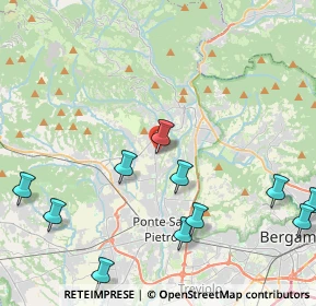 Mappa Via Celino, 24030 Almenno San Bartolomeo BG, Italia (5.25091)