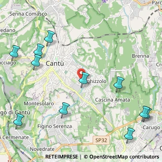 Mappa Via Palladio Andrea, 22063 Cantù CO, Italia (3.14692)
