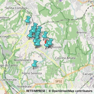 Mappa Via Palladio Andrea, 22063 Cantù CO, Italia (1.33353)