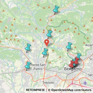Mappa Via Stazione, 24030 Paladina BG, Italia (5.05167)