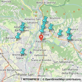 Mappa Via Stazione, 24030 Paladina BG, Italia (1.99909)