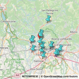 Mappa Via Stazione, 24030 Paladina BG, Italia (5.894)