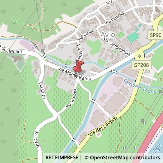 Mappa Via Monte Baldo, 14, 38063 Avio, Trento (Trentino-Alto Adige)