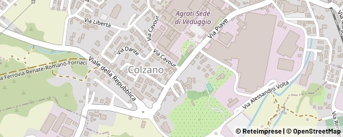 Mappa Veduggio con Colzano